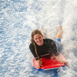 Bodyboarden: indoor surfen