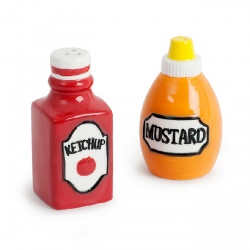 Peper en zoutstel Ketchup & Mosterd