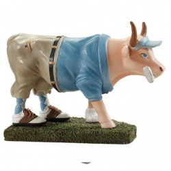Cow Parade Golfer Cow (medium)