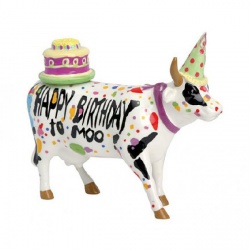 Cow Parade Happy Birthday to Moo (medium)