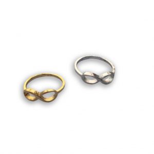 Infinity ring (goud/zilver)