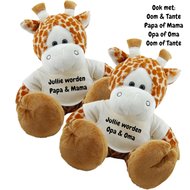 Knuffel Giraf 45 cm Jullie worden ....