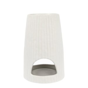 Scentchips - Rib Rond Wit Waxbrander - Brander voor Geurolie - Geurwax Brander