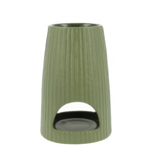 Scentchips - Rib Rond Army Groen Waxbrander - Brander voor Geurolie - Geurwax Brander